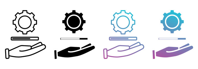 service best multistyle icon sheet collection