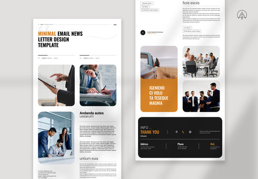 Minimal Email News Letter Template