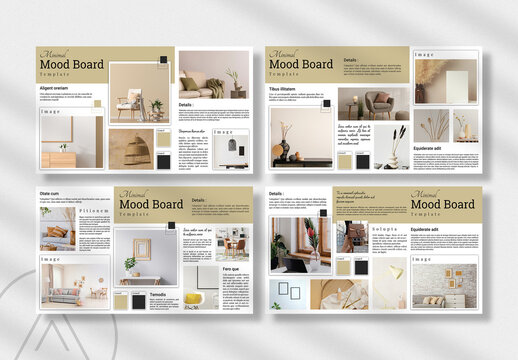 Minimal Mood Board Template