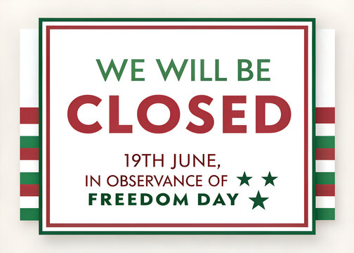Juneteenth 2025 Closure Celebration - 19th June