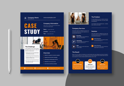 Case Study Templete Layout