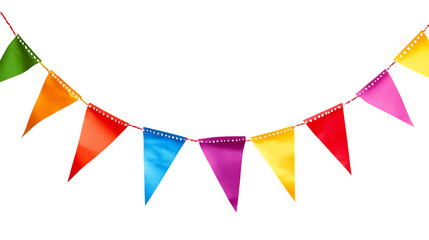 Fototapeta premium Colorful pennant chain