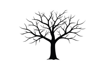 tree silhouette vector