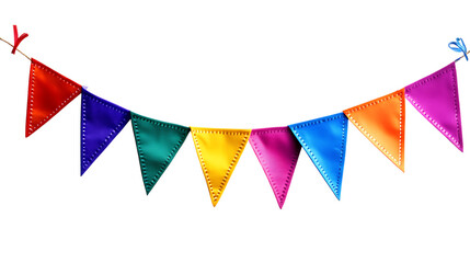 Colorful pennant chain