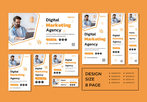 Digital Marketing Web Banner Design Layout
