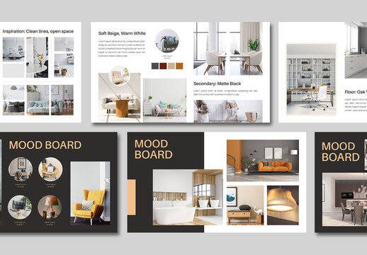 Interior Mood Board Template