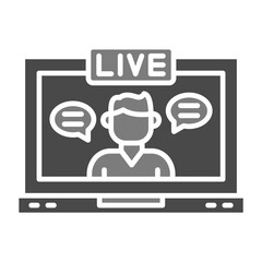 Live streaming Icon
