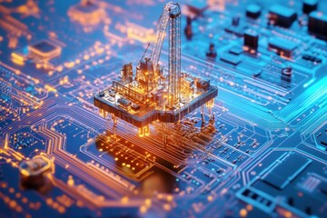 Oil Rig on a Circuit Board: The Future of Energy