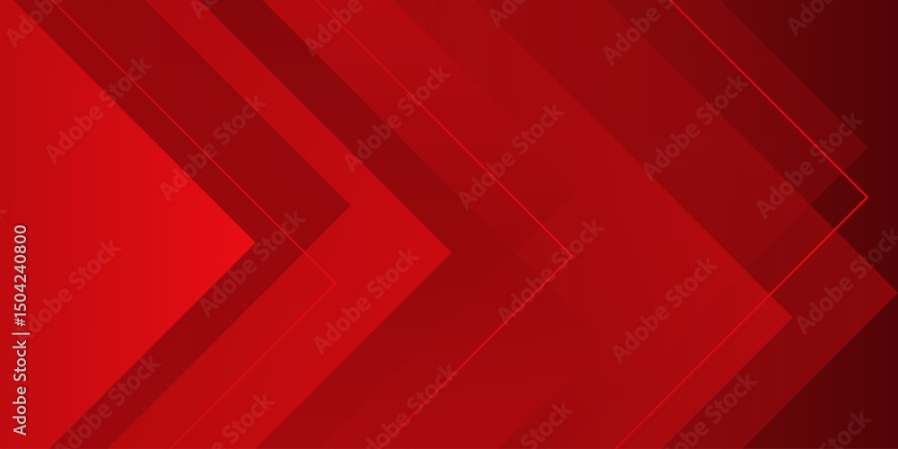 Poster red abstract background. dynamic shapes composition. eps10
