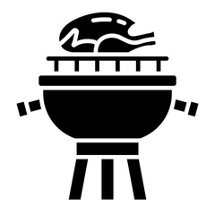 Barbecue chicken Icon