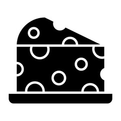 Obraz premium Cheese Icon