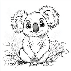 Obraz premium vector illustration of cartoon