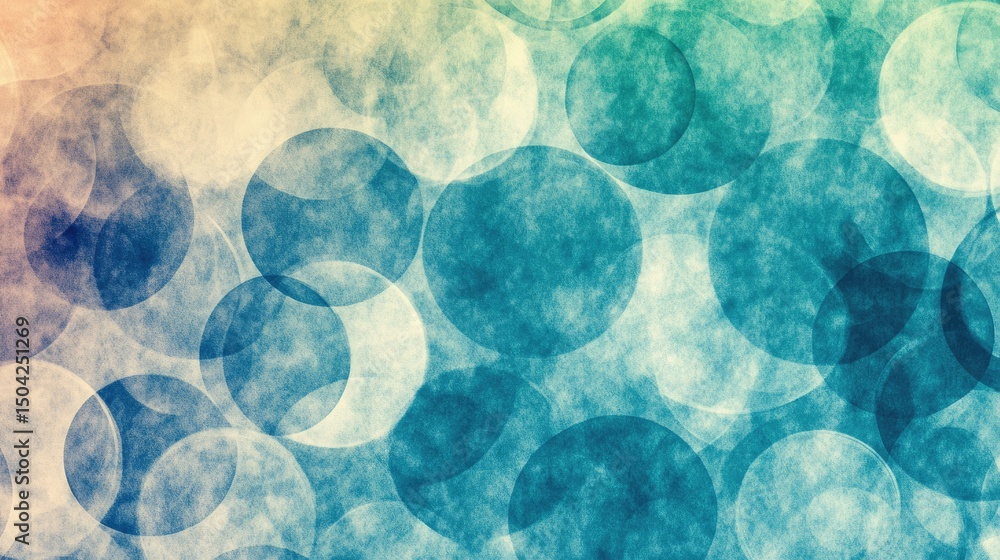 Poster abstract colorful background with soft circular designs and textures