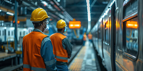 Precision Assembly Operations by Workers in Safety Gear | Skilled Technicians Handling High-Precision Assembly Processes

