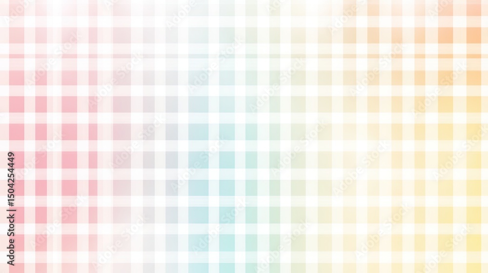 Poster soft pastel colored checkered pattern background for design projects