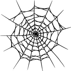 Obraz premium Spooky Halloween graveyard scene with bare trees and tombstones. Halloween illustration features dark silhouettes of spooky trees and old tombstones. This Halloween graveyard scene is perfect for part