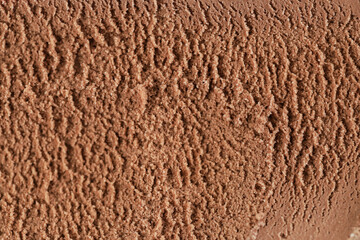 Close Up Macro texture Chocolate Ice Cream