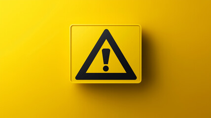 黄色の注意喚起マーク—視認性抜群の警告表示