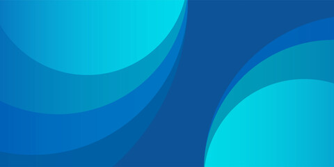 Modern abstract blue color background. Dynamic shapes composition. Vector illustration