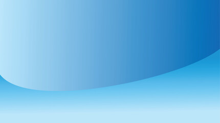 Abstract Blue Gradient Background with Curved Shapes – Modern Vector for Presentations and Social Media