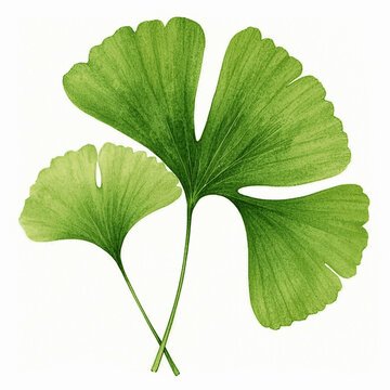 Watercolor Ginkgo: Autumn Brushstrokes ginkgo biloba isolated vector illustration svg
