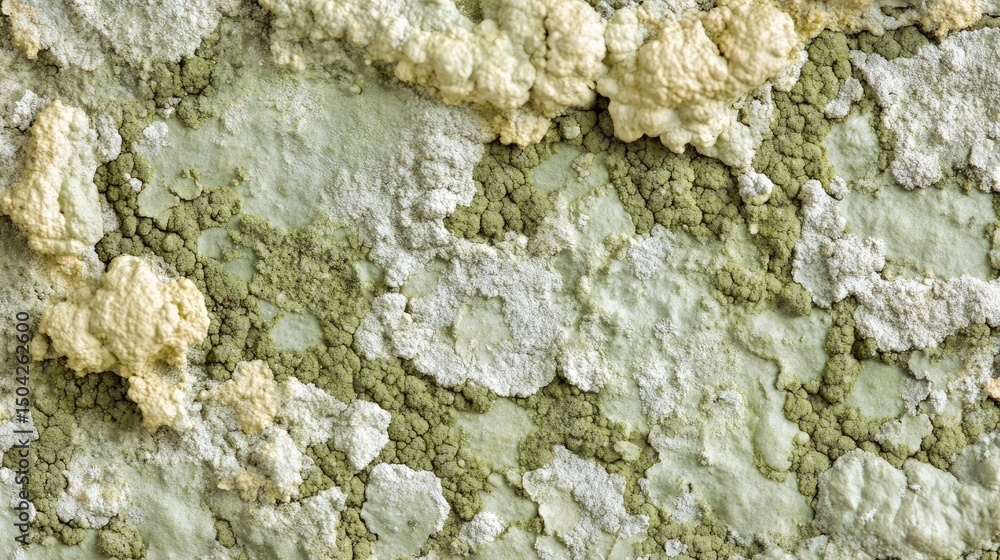 Poster textured abstract background of green and yellow surface patterns