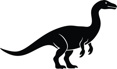dino dinosaur silhouette vector