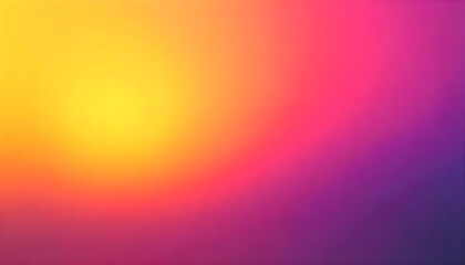 Sunset-inspired gradient background with smooth transition from golden yellow to peach to deep purple