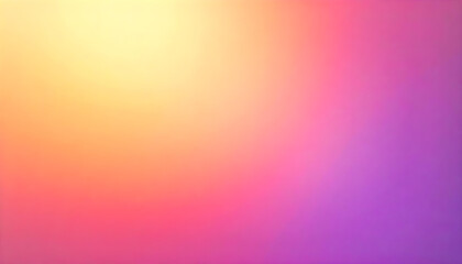 Sunset-inspired gradient background with smooth transition from golden yellow to peach to deep purple