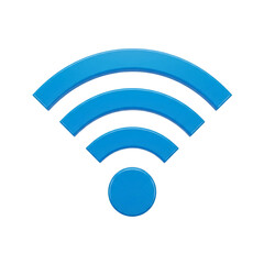 Wi-Fi Symbol isolated on transparent background