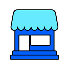 Icon a store, isolated against a clean background.