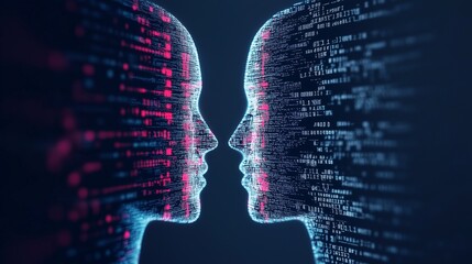 Digital Human Profiles Representing AI and Humanity in Data Interplay

