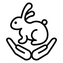 animal welfare vector icon illustration