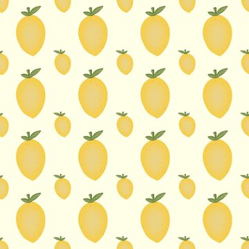 seamless background with lemom