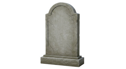 Weathered tombstone stands silently in darkness