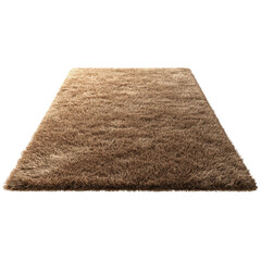 Luxurious Brown Plush Area Rug for Cozy Interiors