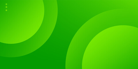 Abstract green gradient circle shapes background. Eps10 vector