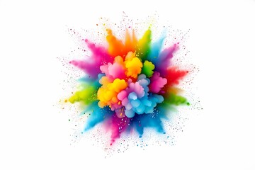 Vibrant Chromatic Explosion A Study in Color and Form