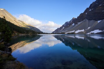 Mountain Lake Reflection