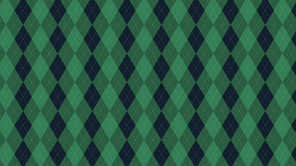Argyle Vector Pattern. Christmas Background. Golf Textile Print. Emerald Diamonds with Gold Accent Lines. Seamless Pattern Tile. Argyle vector pattern. Argyle Seamless pattern for holidays.