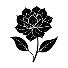 Flower Silhouette vector illustration