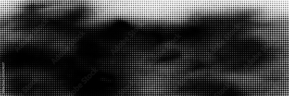 Aufkleber halftone texture abstract geometric background. overlay gradient vector banner with rough grunge eff