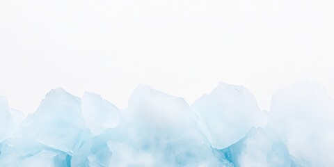 Ghiaccio Blu Astratto - Sfondo di Cristalli di Ghiaccio