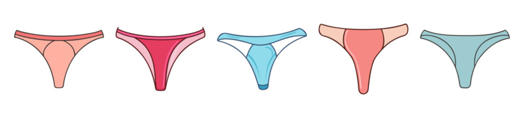 thong icon, thong line art - simple line art of thong, perfect for thong logos and icons