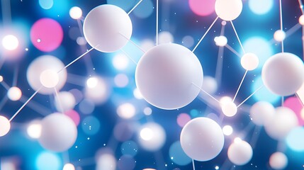 3D abstract shapes floating in space, illuminated by gentle diffused lighting, with smooth gradient color transitions that evoke a calming, futuristic mood.