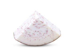 Taro Sliced isolated on transparent png