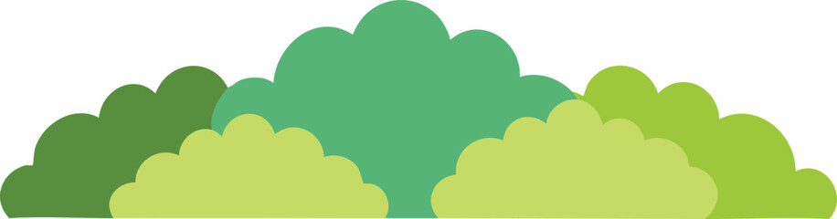 vector illustration of a bush