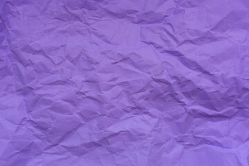 Close-up of purple crumpled paper,Purple crumpled paper background,Abstract wrinkled purple crumpled paper texture background