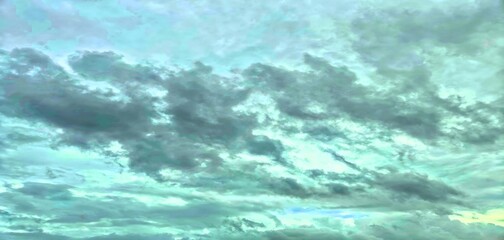 Obraz premium blue sky and clouds