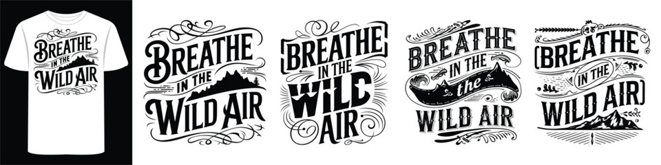 Trendy Mountain Graphic Prints with Vintage Fashion Vibes